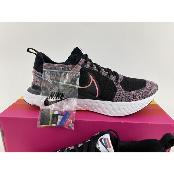 Nike React Infinity Run Flyknit 2 Be True Pride Men's Sneakers Shoes - Picture 5 of 12